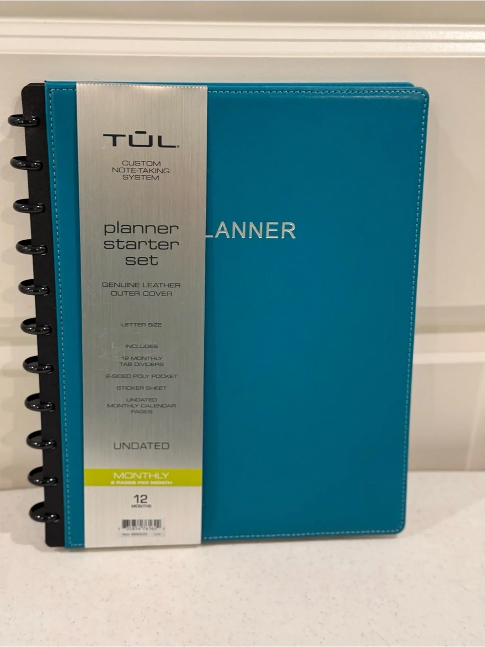 NEW TUL Leather Discbound Notebook Letter Size Planner Starter Set
